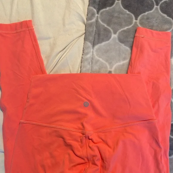 Lululemon Align High-Waist Coral Active Leggings Size 6 - Picture 3 of 4